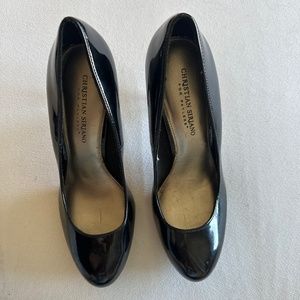 Christian Siriano black heels